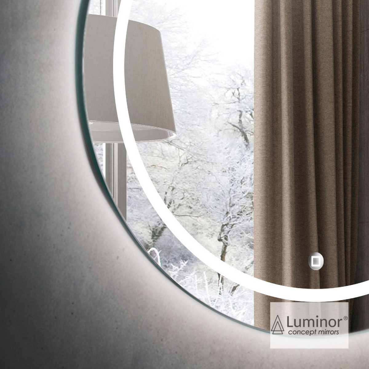 Καθρέπτης Μπάνιου POLAR Φ59 Luminor