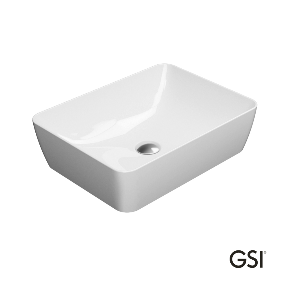 Νιπτήρας Πορσελάνης Sand 60x38 GSI White