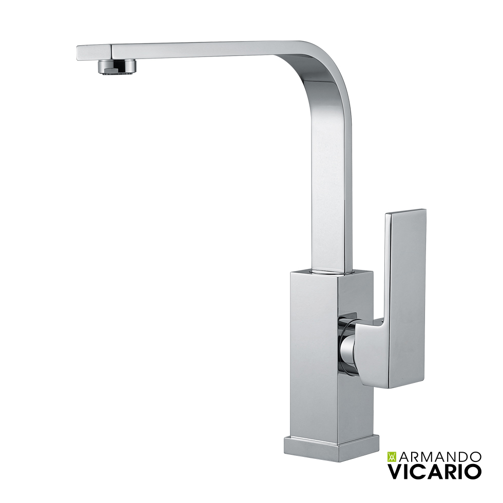 Μπαταρία Νεροχύτη Κουζίνας Kubo Chrome