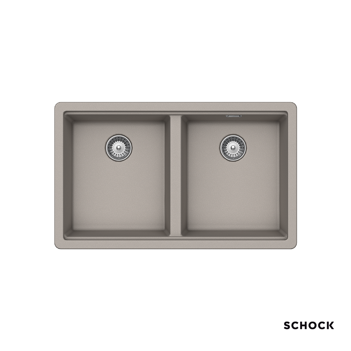 Νεροχύτης Κουζίνας Γρανίτη Manhattan Υποκαθήμενος 75x45,6 Schock Cristalite Concrete Granite