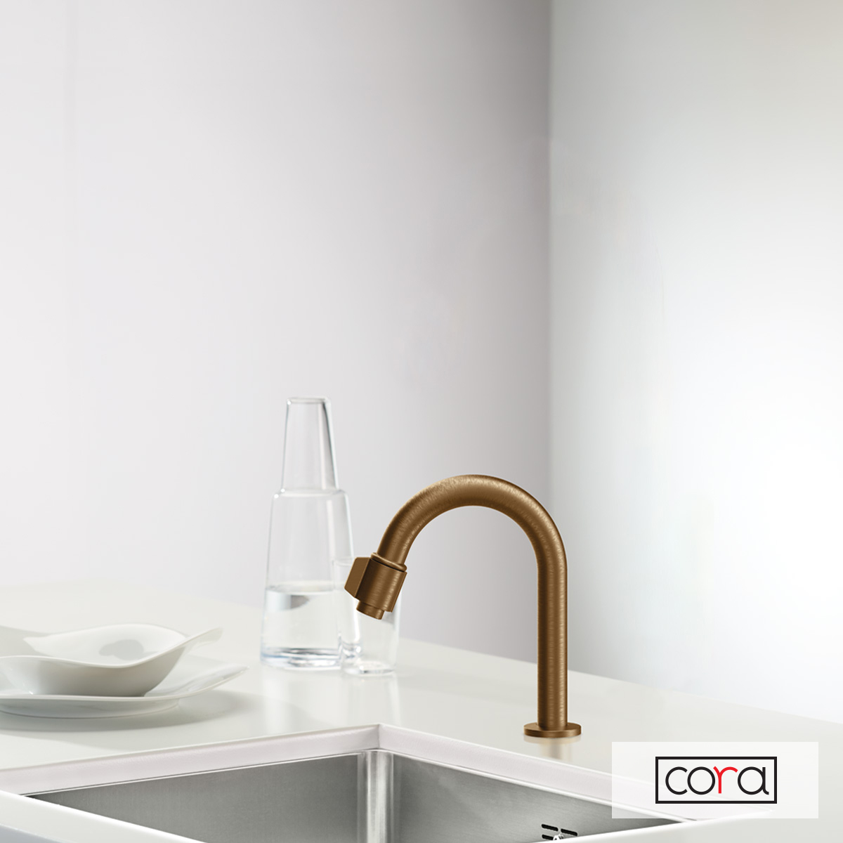 Ρουξούνι Φίλτρου (με διακόπτη) CORA Antique Brass