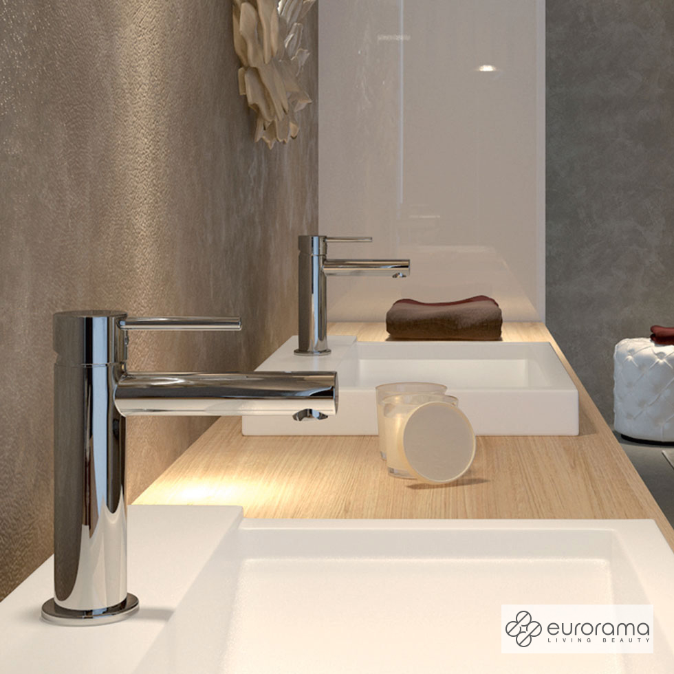 Μπαταρία Νιπτήρα Tonda Eurorama Chrome