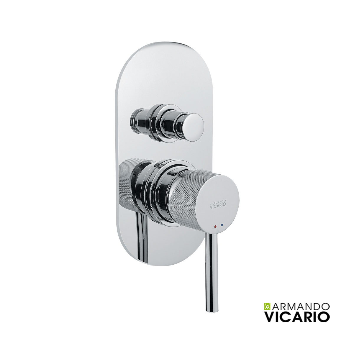 Μίκτης Εντοιχισμού 2 Εξόδων industrial Vicario Chrome
