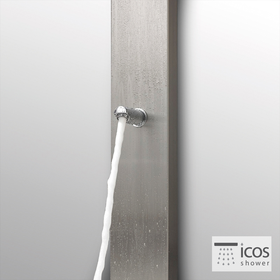 Στήλη Ντουζιέρας εξωτερικού χώρου NEDA, ICOS Inox AISI316