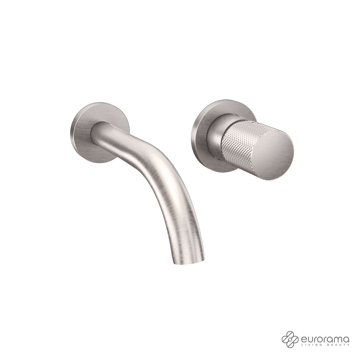 Μπαταρία Νιπτήρα Τοίχου Eletta Tecno Eurorama Inox