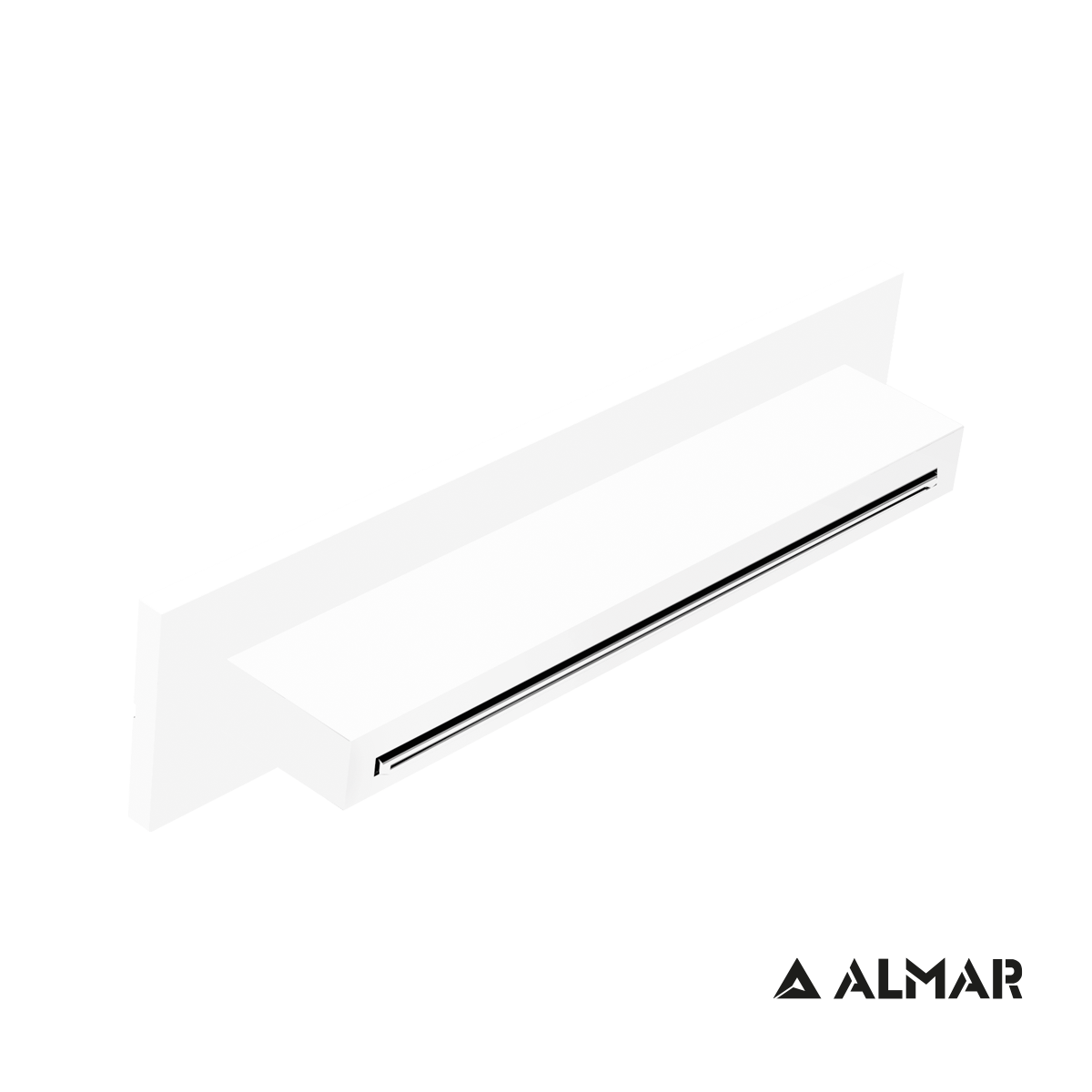 Καταρράκτης Ντουζ XL 34,6x8 Almar White Matt