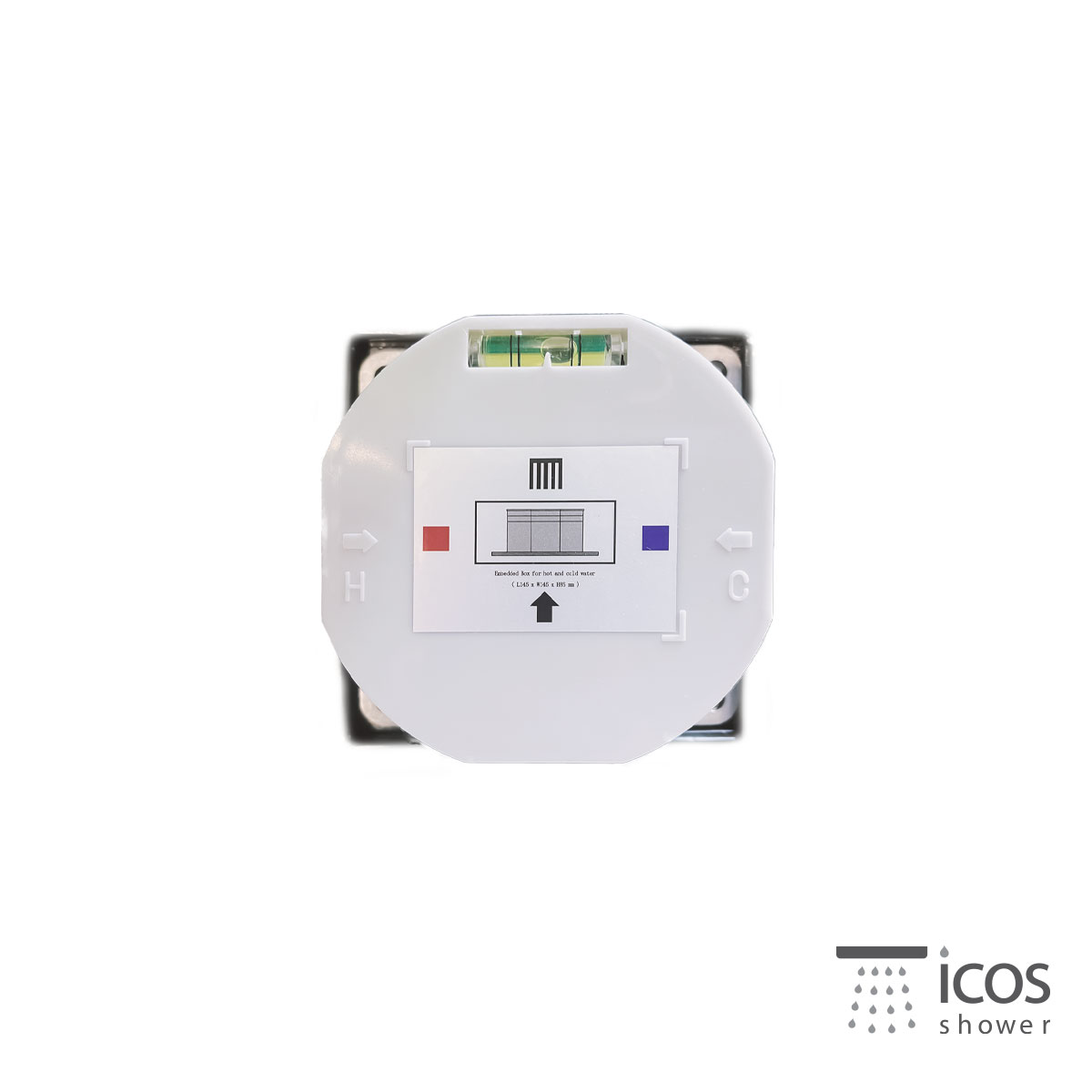 Στήλη Ντουζιέρας εξωτερικού χώρου με μίκτη DONAMIX, ICOS Inox AISI316