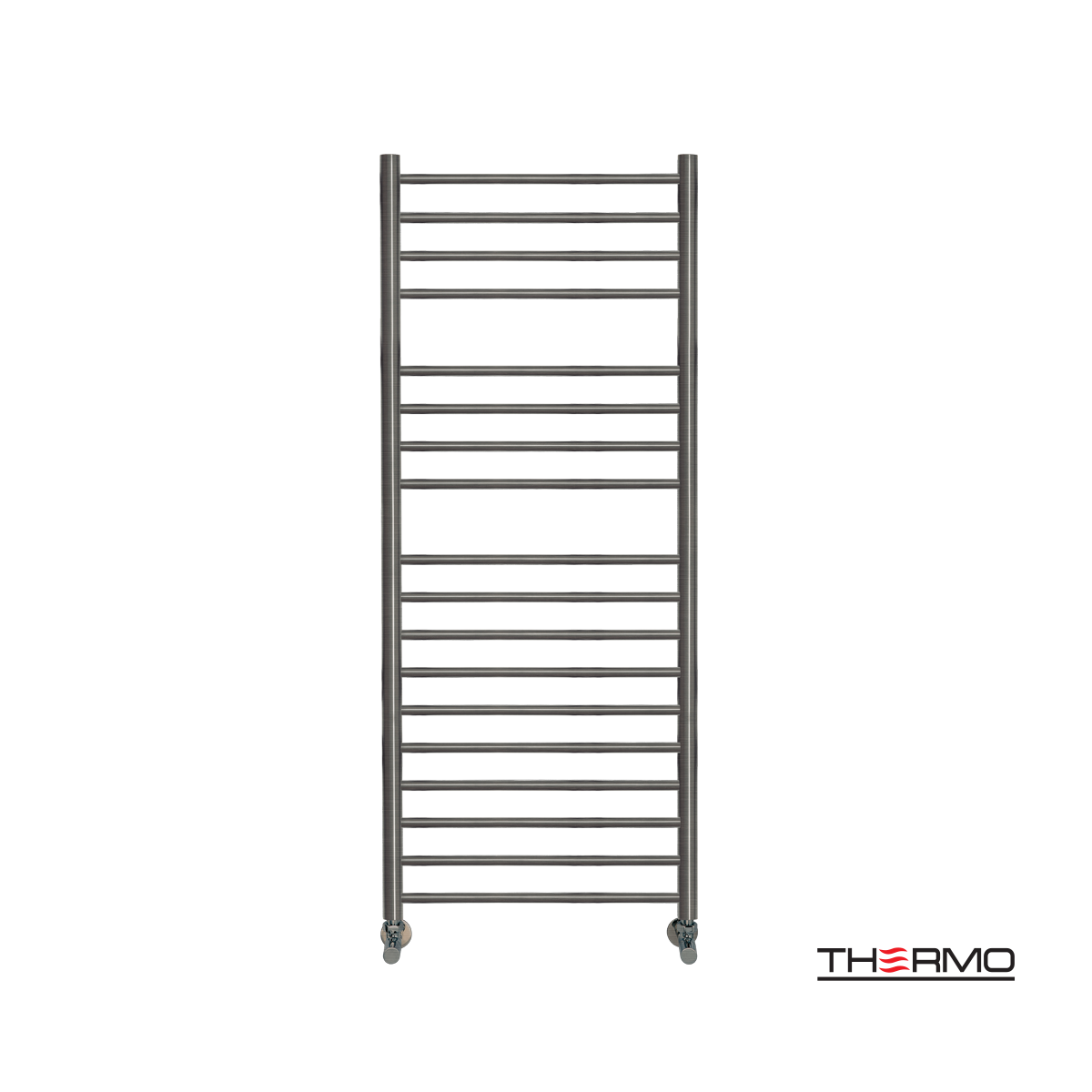 Θερμαινόμενη Πετσετοκρεμάστρα μπάνιου Inox BELLAVIA  120x50 Black Brushed PVD