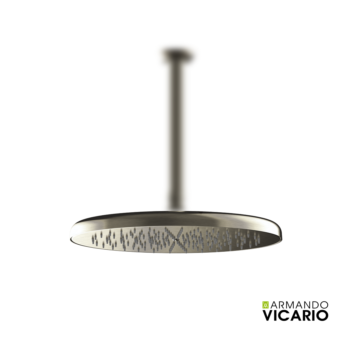 Κεφαλή Ντουζ Φ30 χωρίς μπράτσο Lumiere, Vicario Black Brushed