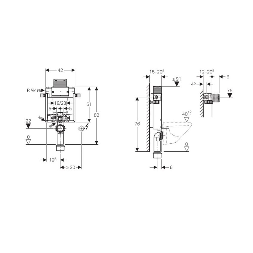 GEBERIT OMEGA 110.001.00.1 - ΚΑΖΑΝΑΚΙ ΓΙΑ ΚΡΕΜΑΣΤΗ ΛΕΚΑΝΗ (ΧΑΜΗΛΟ ΥΨΟΣ 82CM ΓΙΑ ΚΑΤΩ ΑΠΟ ΠΑΡΑΘΥΡΟ)