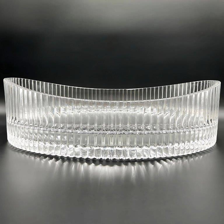 Νιπτήρας Γυάλινος Rea Harper Transparent 50 x 37 x 14 εκ. Διάφανος Γυαλιστερός