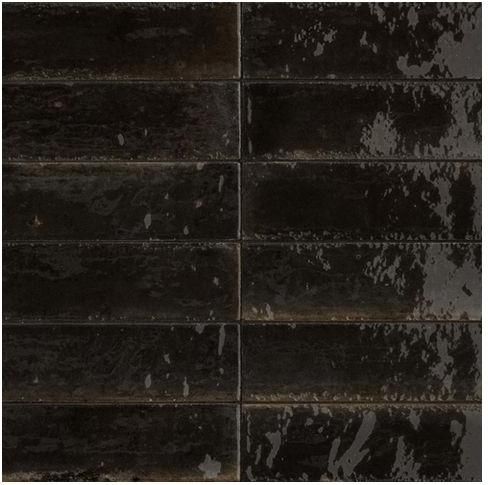 MARAZZI LUME BLACK LUX 6x24 cm - M6RP ΜΑΥΡΟ