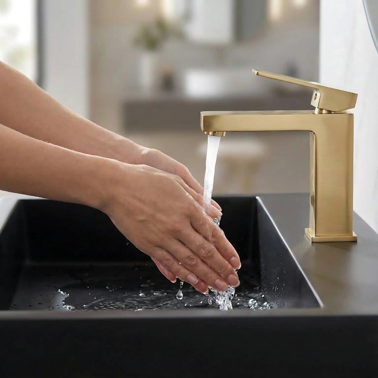 Νιπτήρας Επικαθήμενος Rea Goya Black Matte - 70 x 37 cm