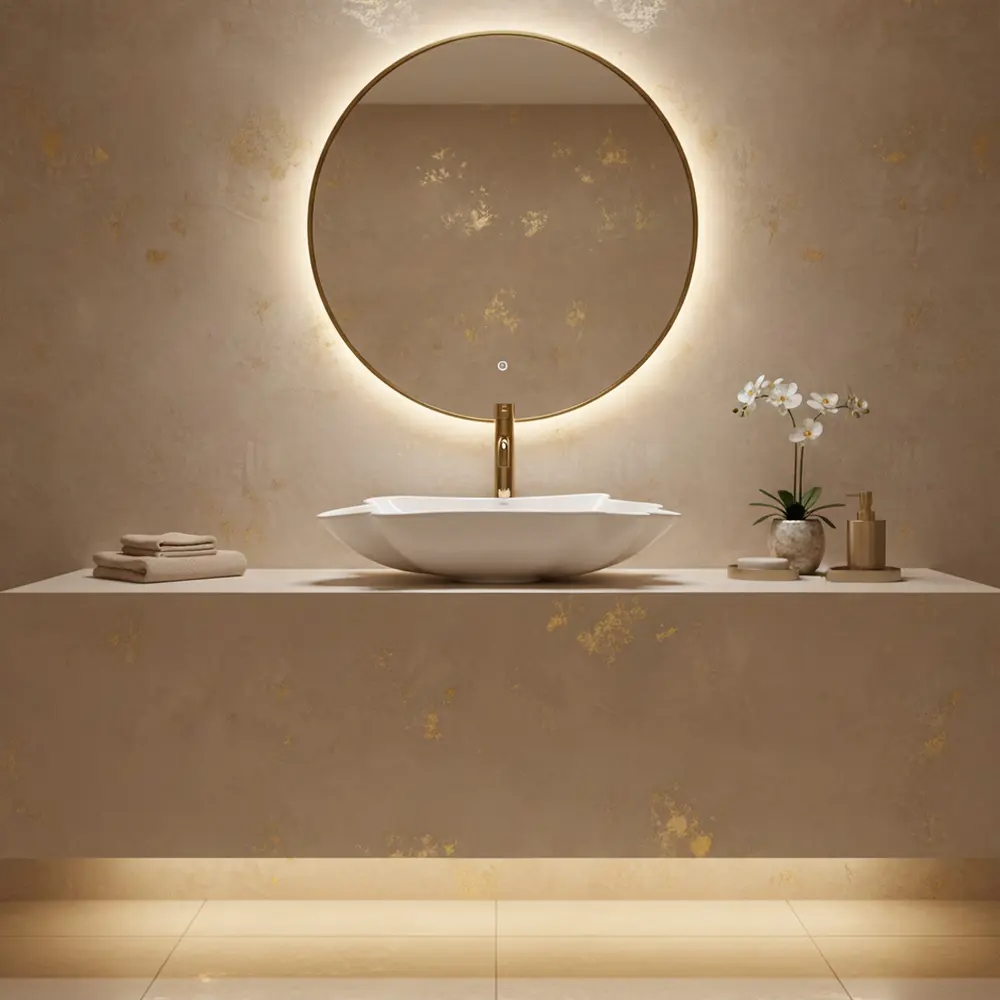 Νιπτήρας Επικαθήμενος Rea Infinity White Gloss + Βαλβίδα Pop-Up - 62 x 35 cm