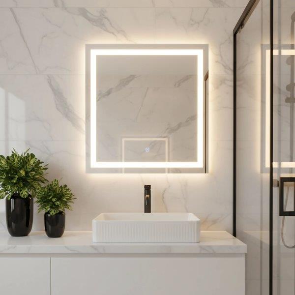 Νιπτήρας Πάγκου Rea Fiorella White Gloss - 50 x 34 cm