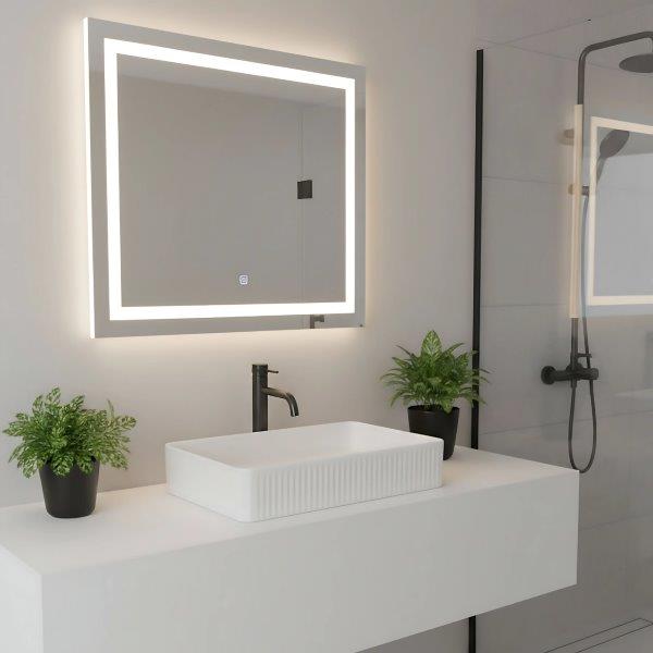 Νιπτήρας Πάγκου Rea Fiorella White Gloss - 50 x 34 cm