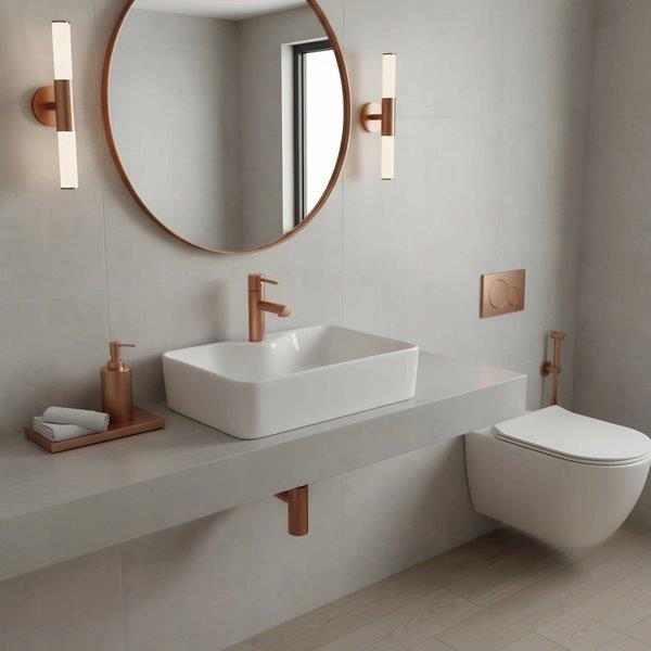 Νιπτήρας Πορσελάνης Basaro Cere 48.5 x 37.5 x 13.5 εκ. Γυαλιστερός