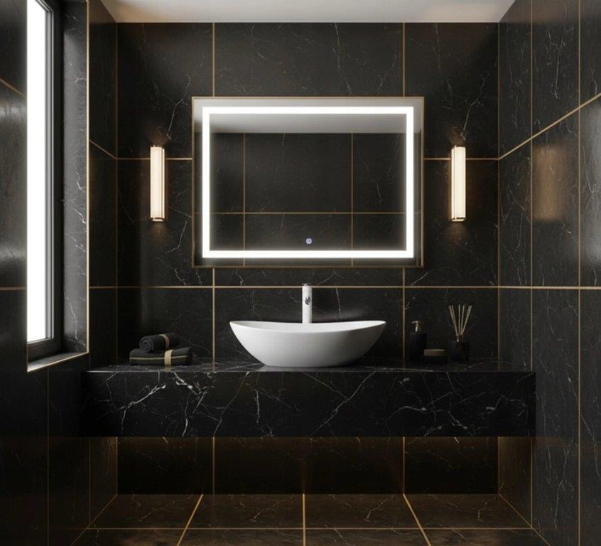 Νιπτήρας Πορσελάνης Basaro Westa 63 x 37 x 17 εκ. Γυαλιστερός