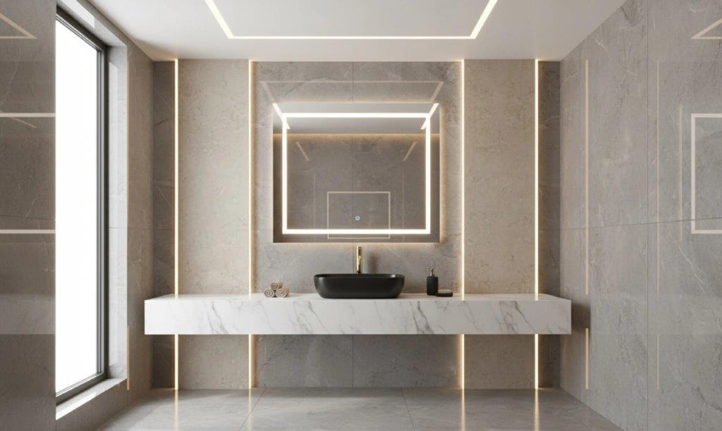 Νιπτήρας Πορσελάνης Επικαθήμενος BASARO HESTIA Black Matt – 46.5 x 33.5 x 13.5 cm