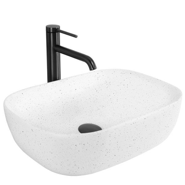 Νιπτήρας Πορσελάνης Rea Belinda Warm 46.5x33x13.5 εκ. Ματ