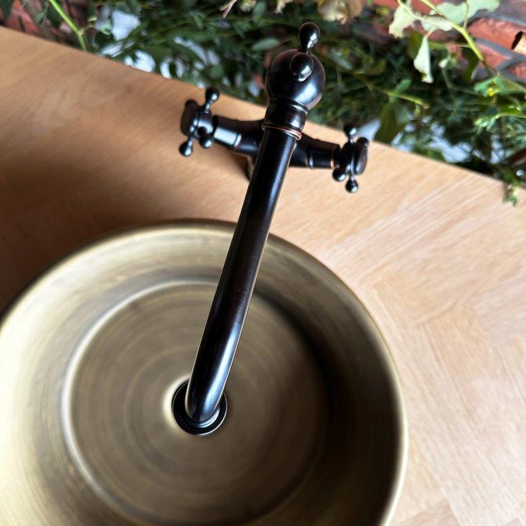 Νιπτήρας Πορσελάνης Rea Betty 43.5 x 13 εκ. Copper / Pattern