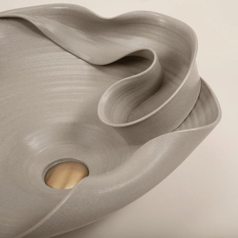 Νιπτήρας Πορσελάνης Rea HM-12 Handmade Art 48x44x18 εκ.