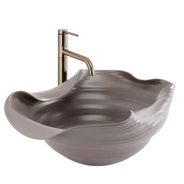 Νιπτήρας Πορσελάνης Rea HM-66TB Handmade Art 48x44x18 εκ.