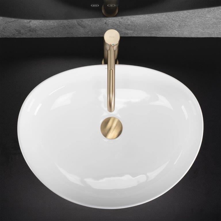 Νιπτήρας Πορσελάνης Rea Sabina 50 x 38.5 x 12 εκ. Λευκός Γυαλιστερός