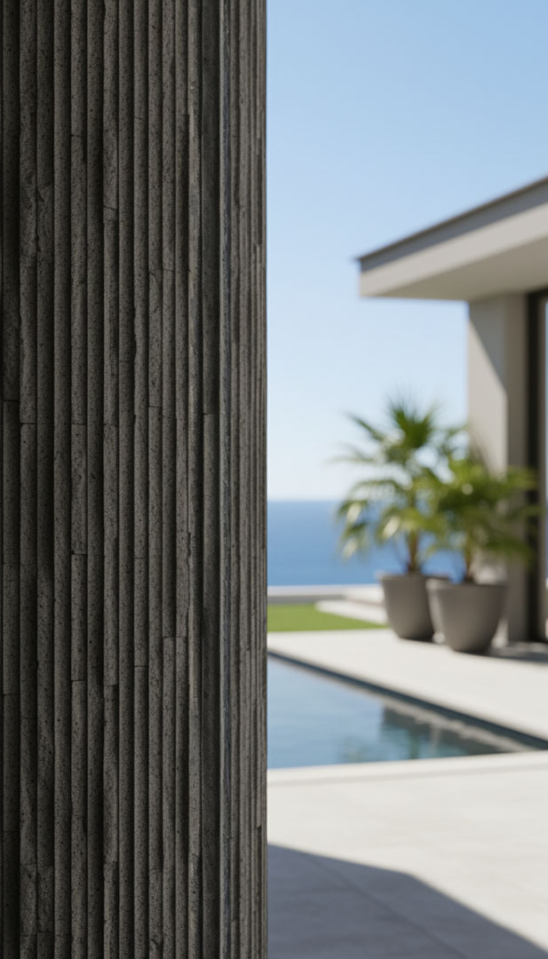 PANEL ΕΥΚΑΜΠΤΗΣ ΠΕΤΡΑΣ 111050 MURETTO STONE 600/1200mm MEDIUM GREY