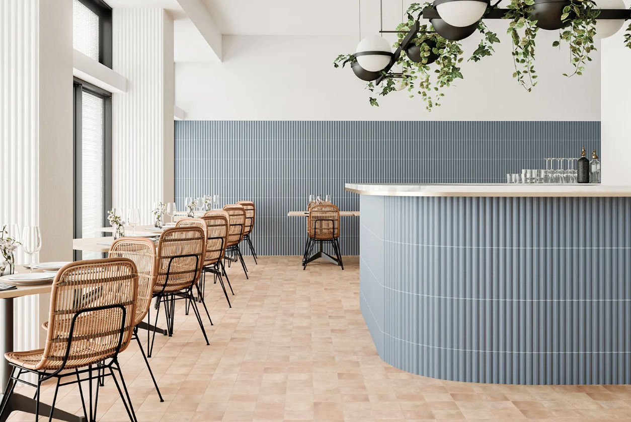 Stripes White Matt 7.5x30 WOW Design